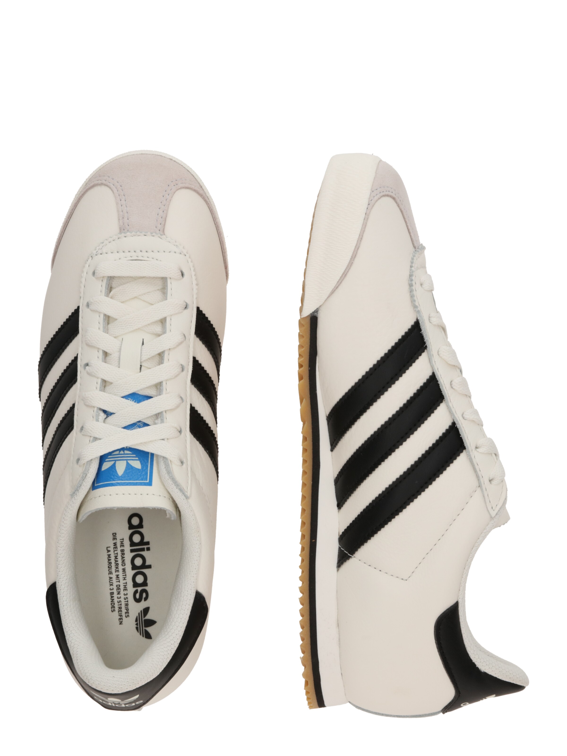 ADIDAS ORIGINALS Ниски маратонки 'Kick' в бяло