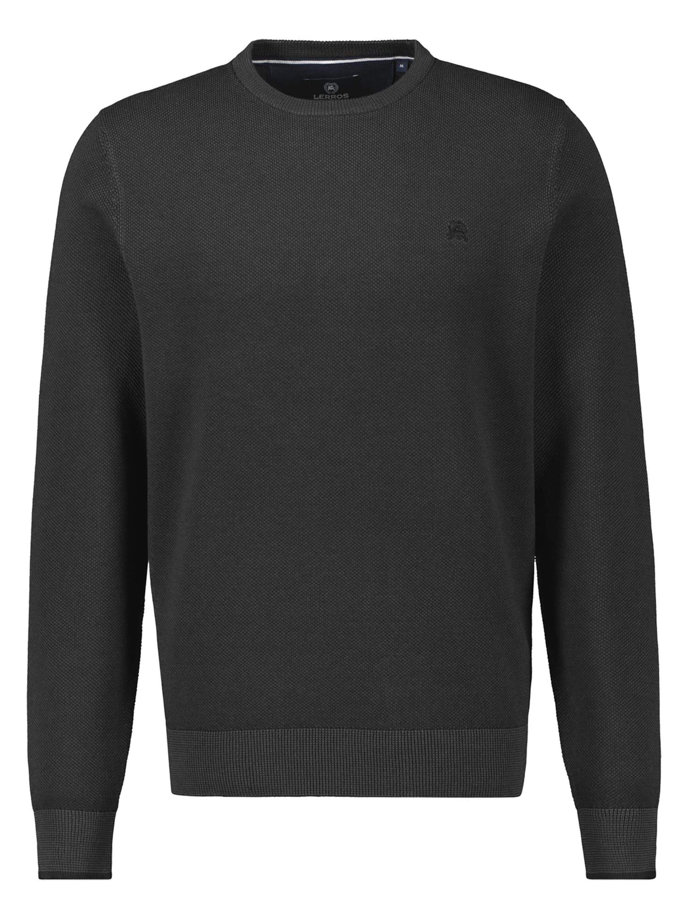 LERROS Sweater 'Basic' in Black: front