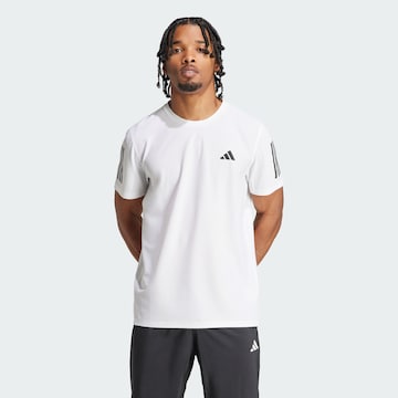 ADIDAS PERFORMANCE - Camisa funcionais 'Own The Run' em branco: frente