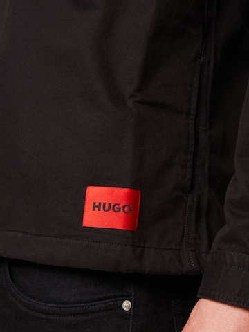 Regular fit Camicia 'Enalu' di HUGO in nero