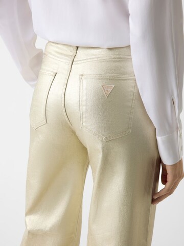 GUESS Wide leg Jeans in Gold