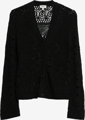 Cardigan s.Oliver en noir : devant