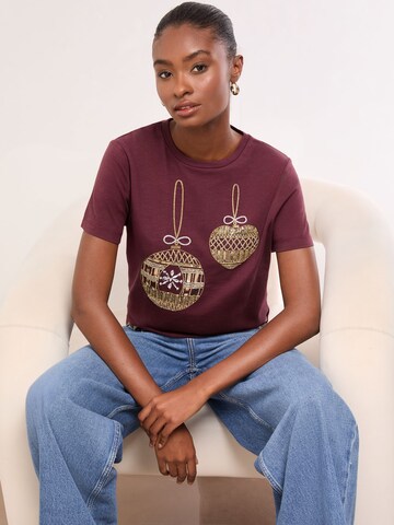 Lipsy Тениска в червено