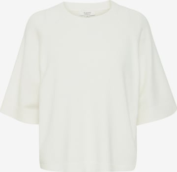 b.young Sweater 'Nonina' in White: front