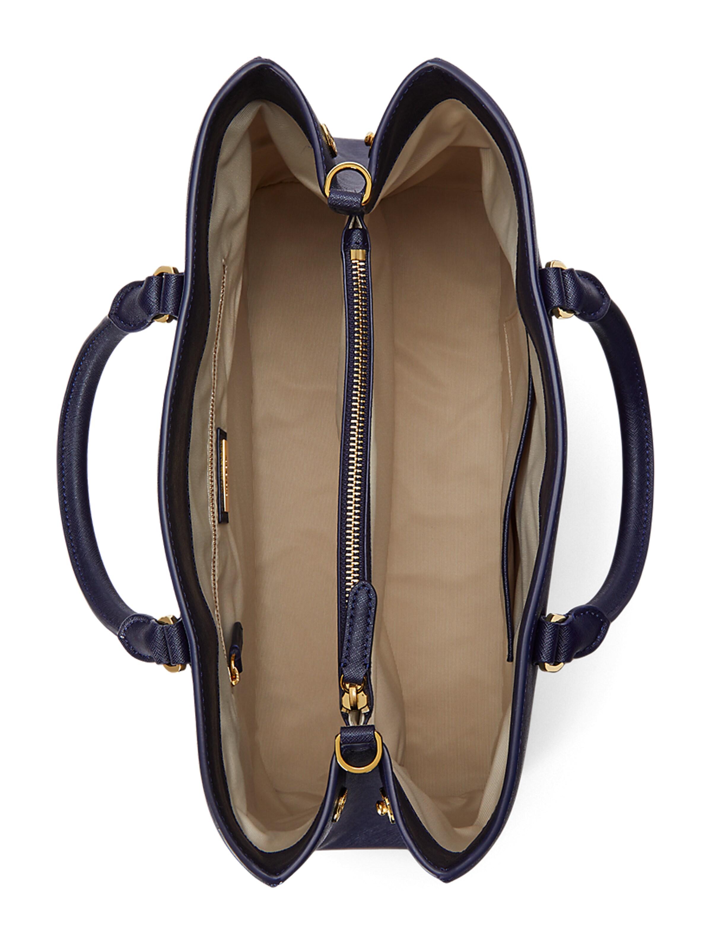 Lauren Ralph Lauren Ročna torbica 'Hanna' | modra barva