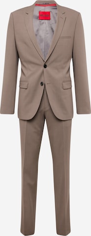 HUGO Suit 'Arti/Hesten' in Brown: front