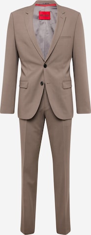 HUGO Suit 'Arti/Hesten' in Brown: front