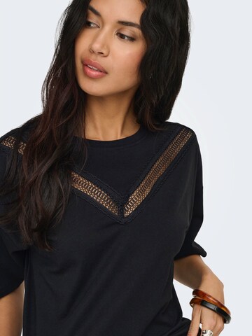 ONLY T-Shirt in Schwarz