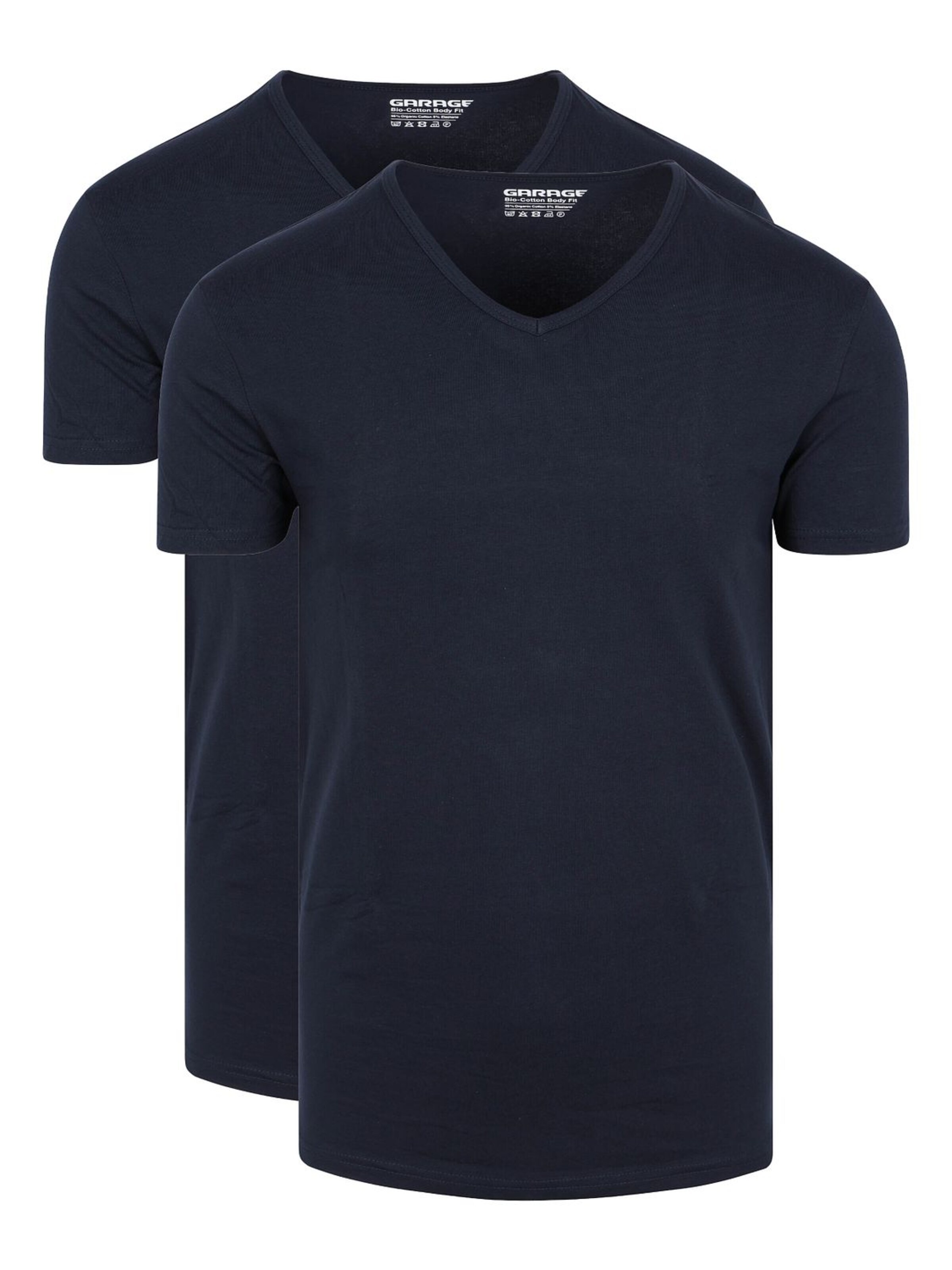 GARAGE Shirt in Blauw: voorkant