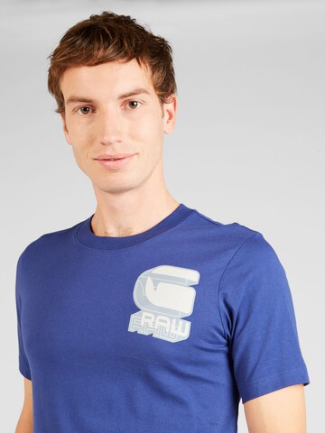 T-Shirt 'Shadow' G-Star RAW en bleu