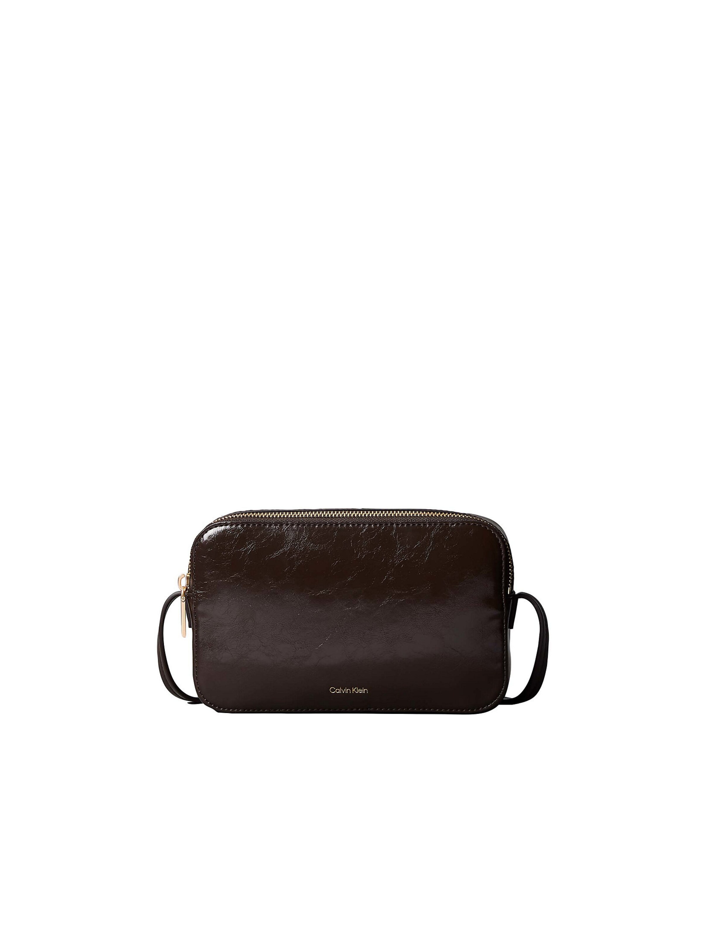Calvin Klein Crossbody Bag in Brown: front