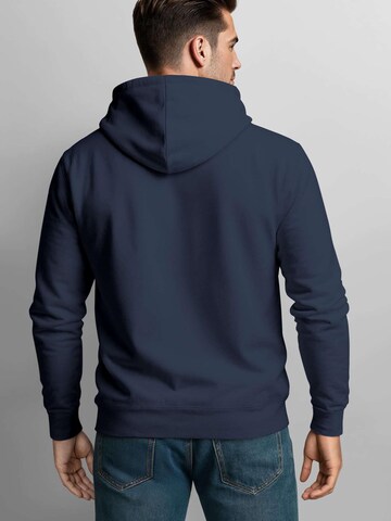 Neverless Sweatshirt 'Minimal Mountain' in Blue