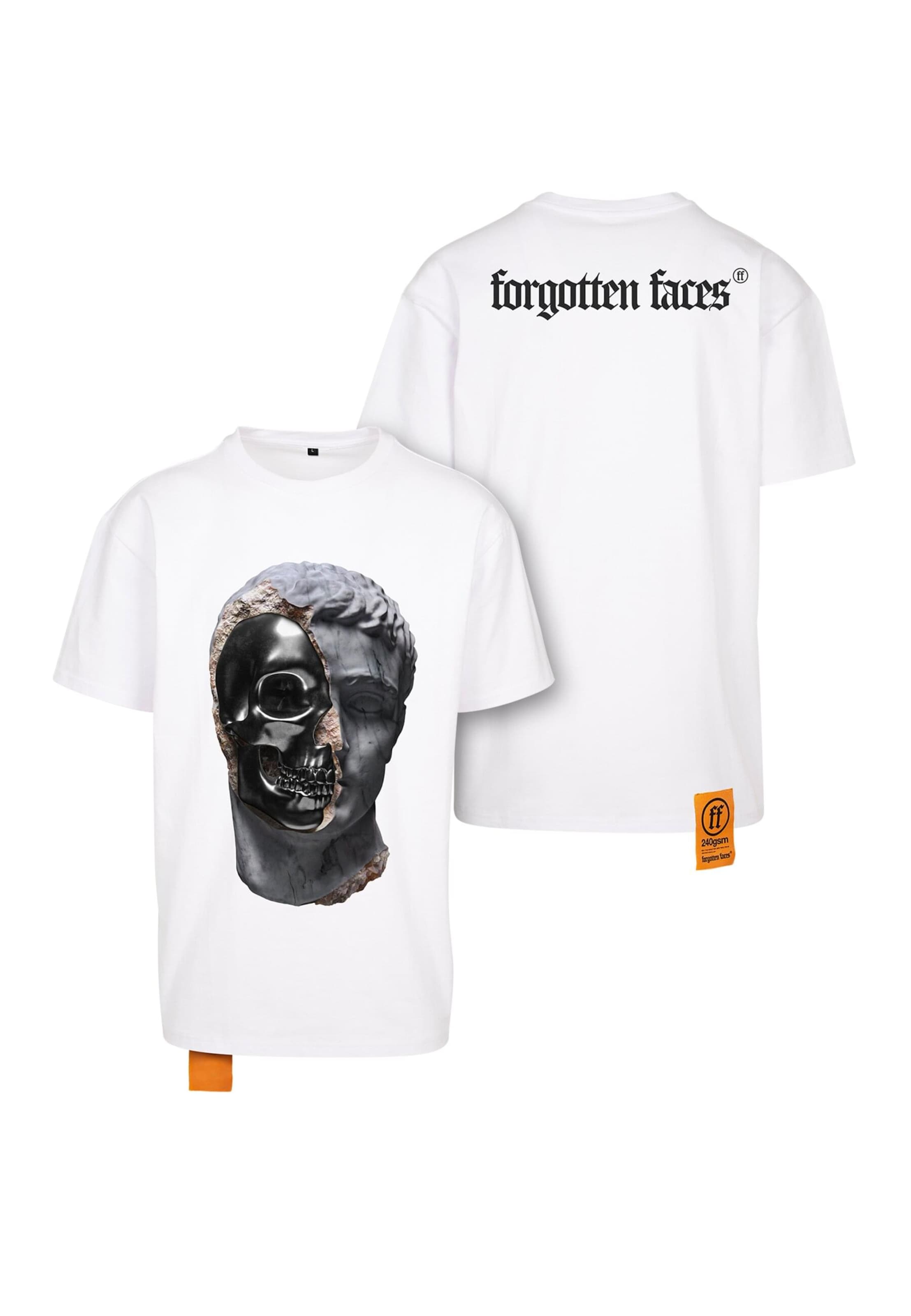 Maglietta 'Sliced Tee' di Forgotten Faces in bianco: frontale