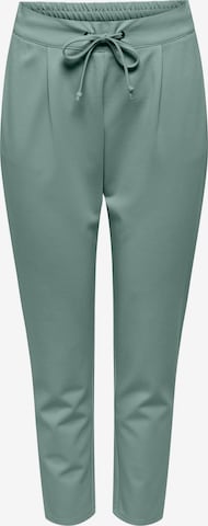 JDY Tapered Pleat-Front Pants 'PRETTY' in Green: front