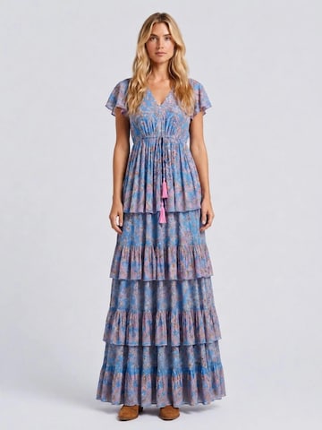 Miss JuneHaljina 'Robe Longue Anakarina' - plava boja: prednji dio