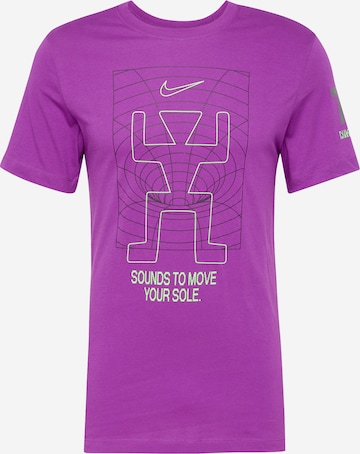 Nike Sportswear T-shirt i lila: framsida