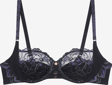 TRIUMPH - Clásico Sujetador ' Wild Gardenia Florale ' en negro: frente