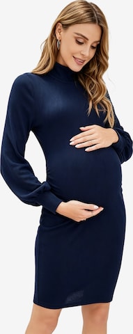 KoJooin Strickkleid in Blau: Vorderseite