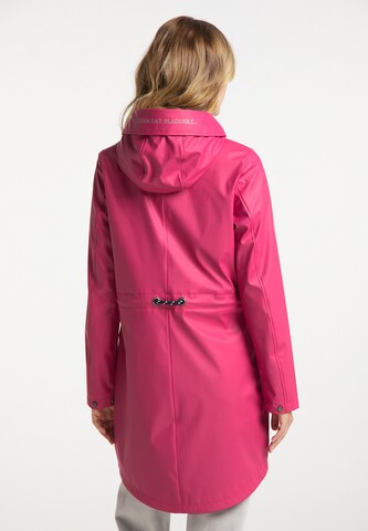 Schmuddelwedda Between-Seasons Coat in Pink