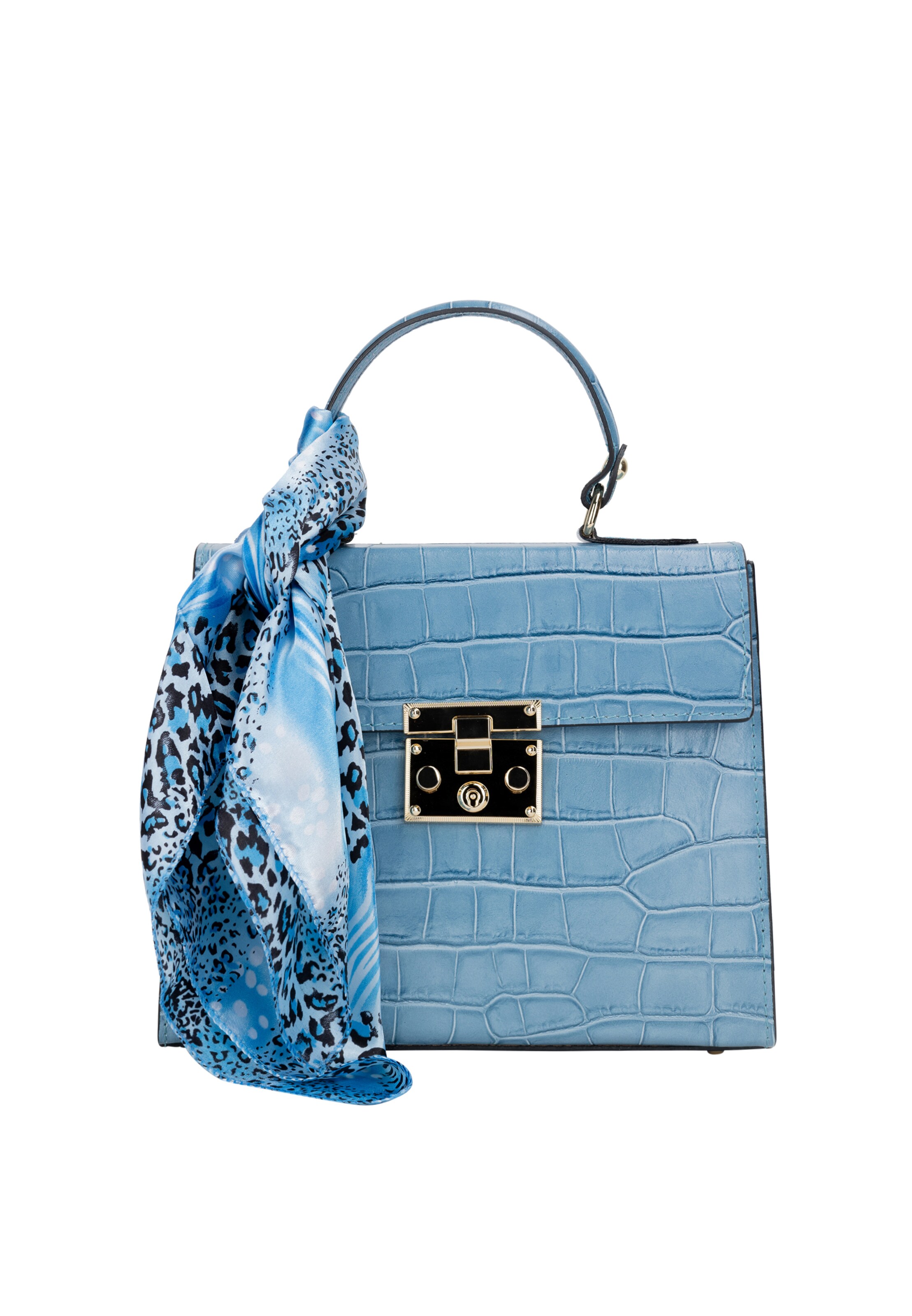 FELIPA - Bolso de mano en azul: frente