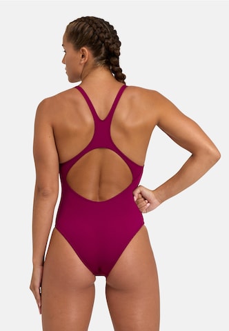 ARENA - Soutien Bustier Fato de banho 'TEAM PRO SOLID' em roxo