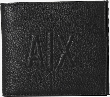 ARMANI EXCHANGE Tegnebog i sort: forside