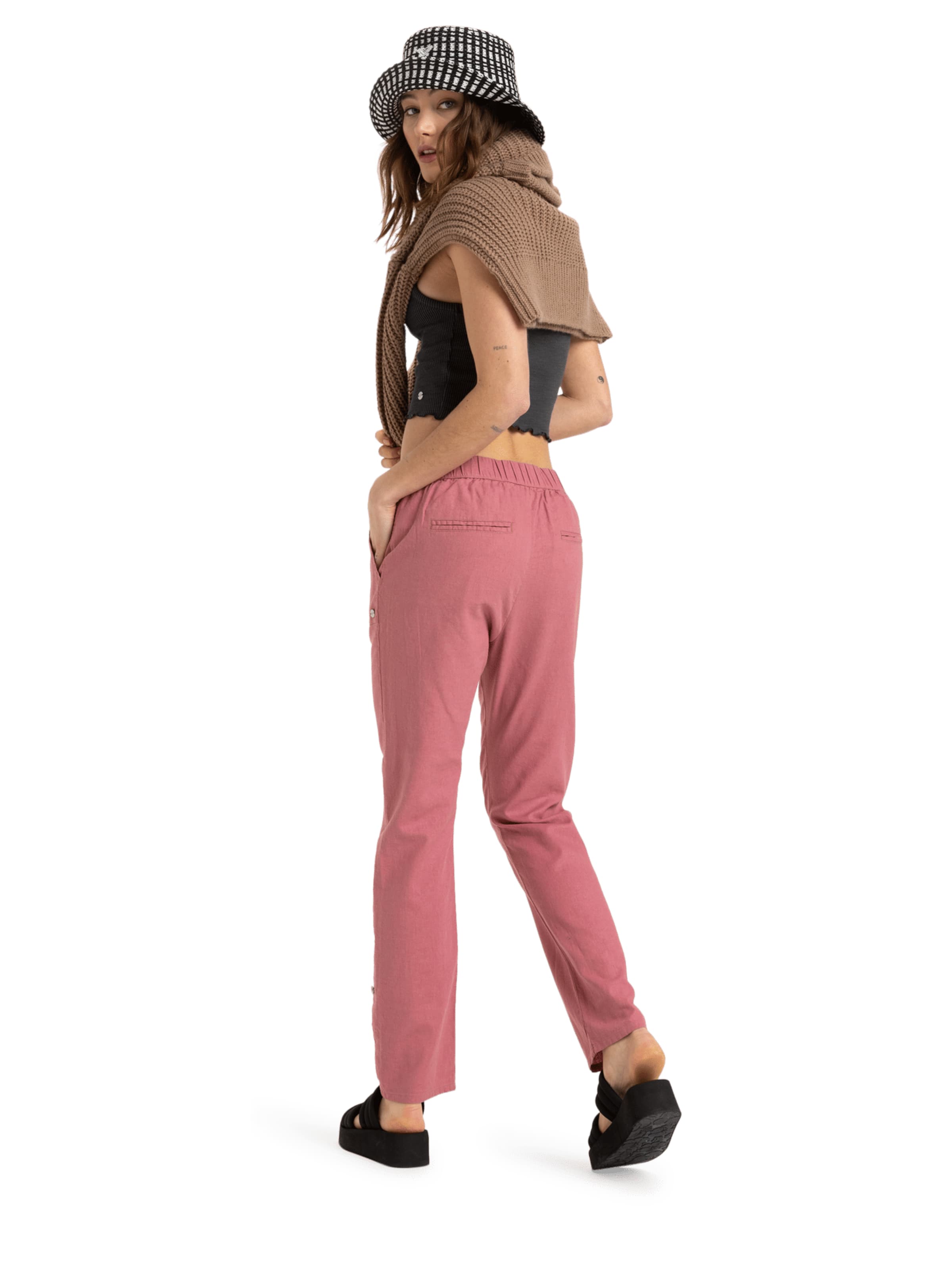 ROXY Regular Pants in Pink
