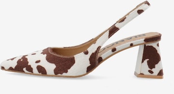 Bianco - Zapatos destalonado 'Maralyn' en blanco: frente