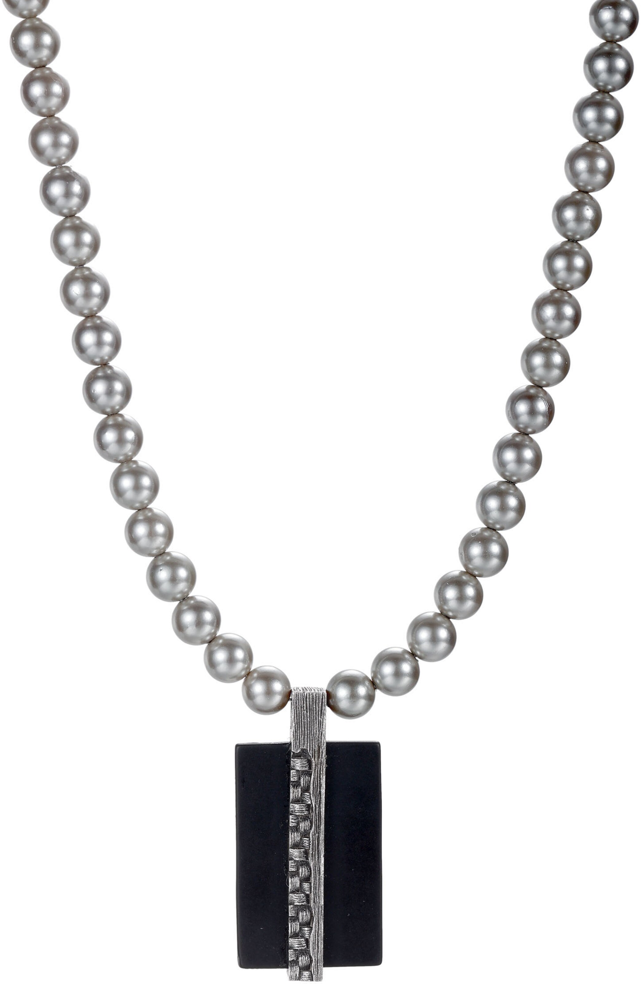 Kingka Necklace in Silver: front