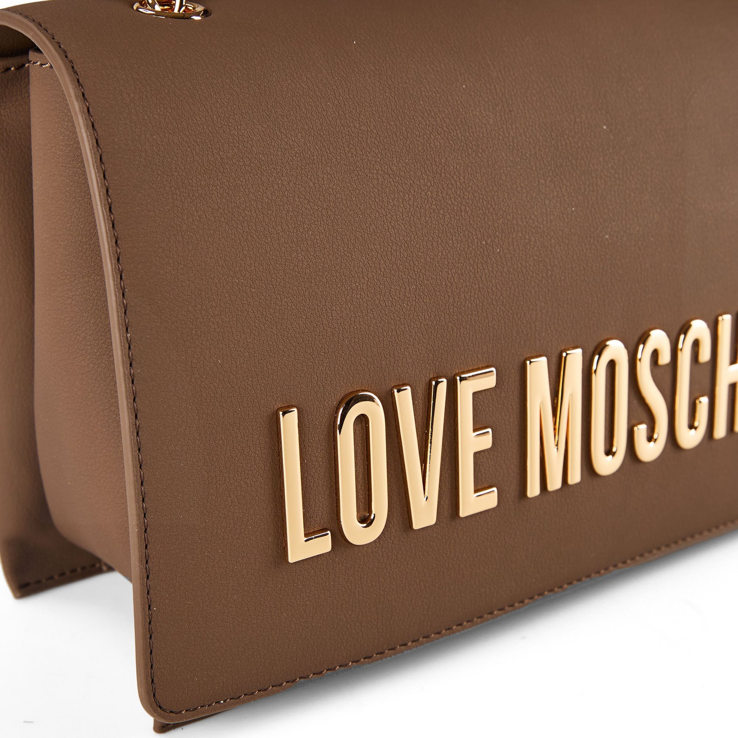 Sac bandoulière 'Bold Love' Love Moschino en marron