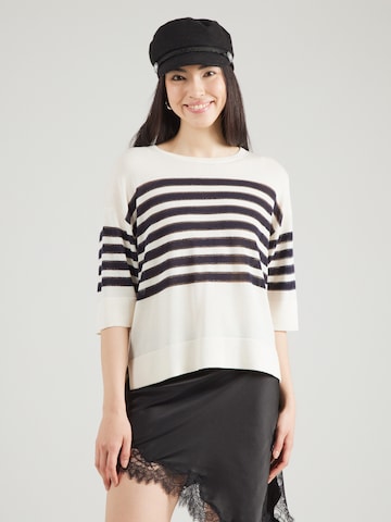 Pulover de la COMMA pe bej: față