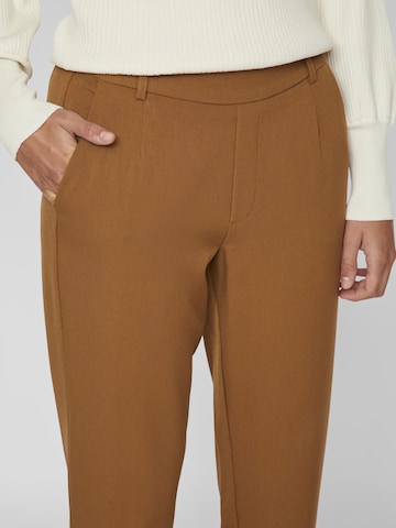 VILA Slimfit Broek 'Varone' in Bruin