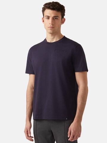 T-Shirt Boggi Milano en bleu : devant