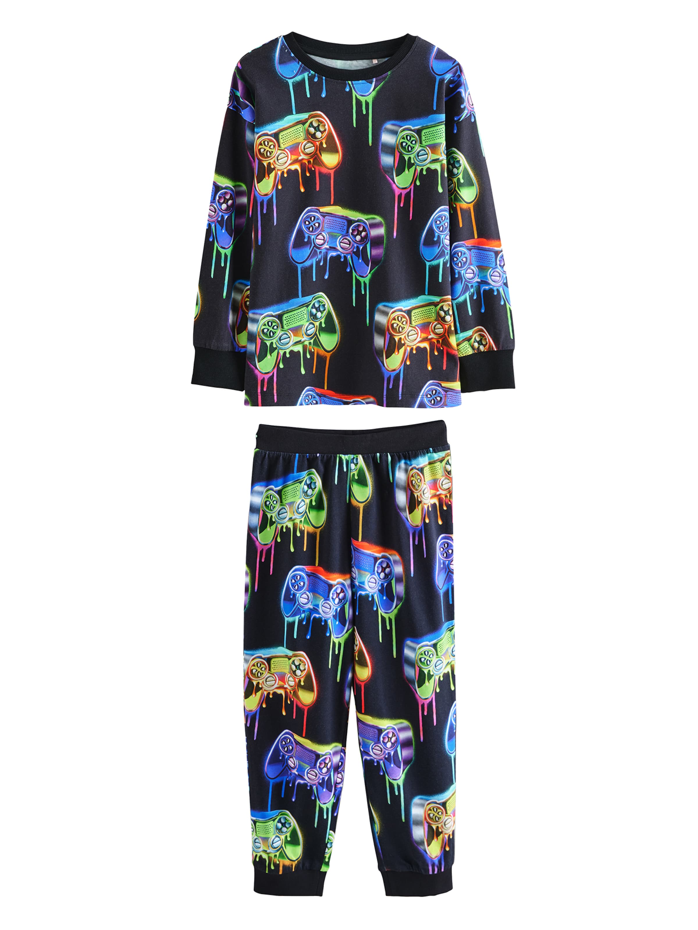 Next Комплект пижама в пъстро: отпред