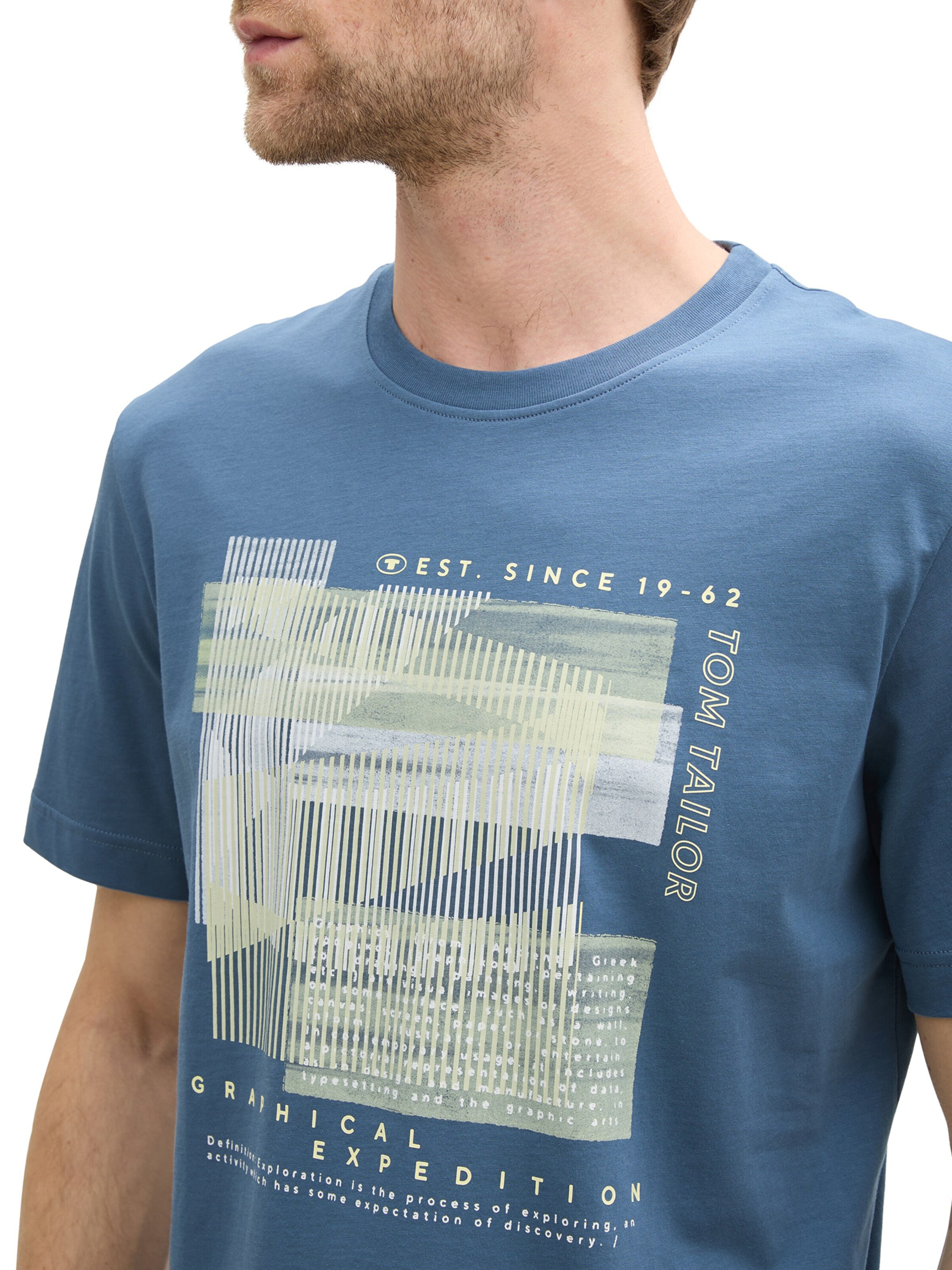 TOM TAILOR Bluser & t-shirts i blå