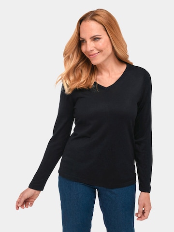 Goldner Sweater in Black: front