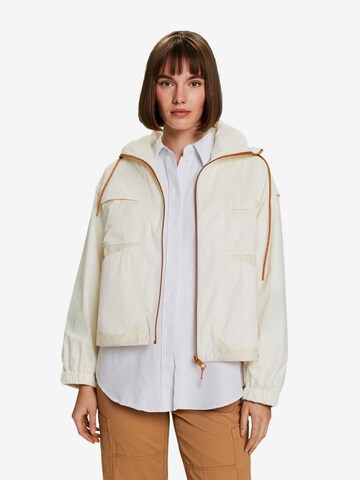 Veste fonctionnelle ESPRIT en beige : devant