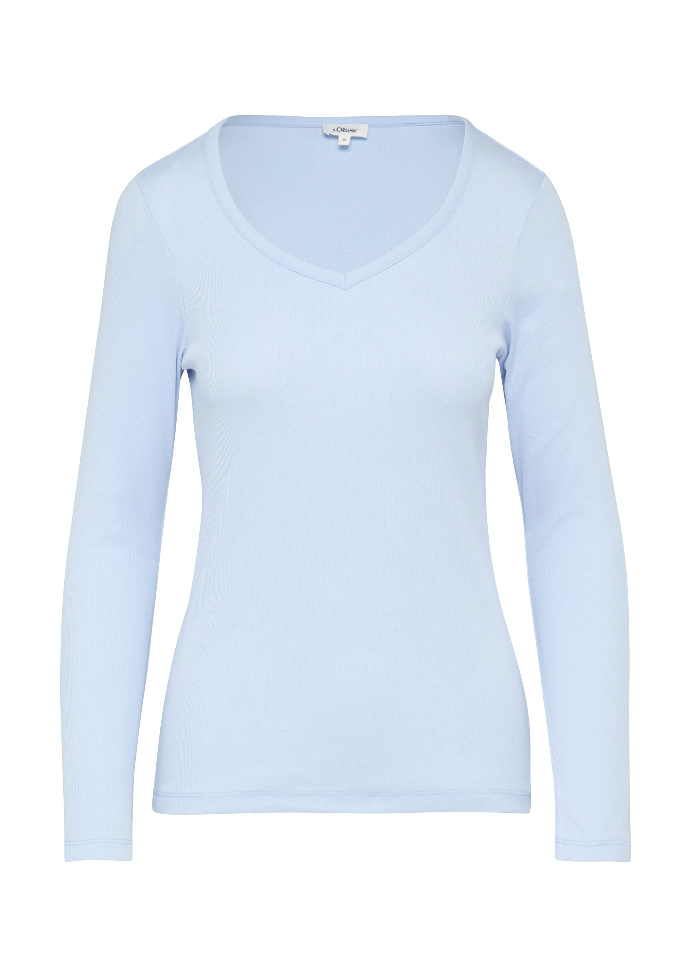 s.Oliver Shirt in Blauw: voorkant