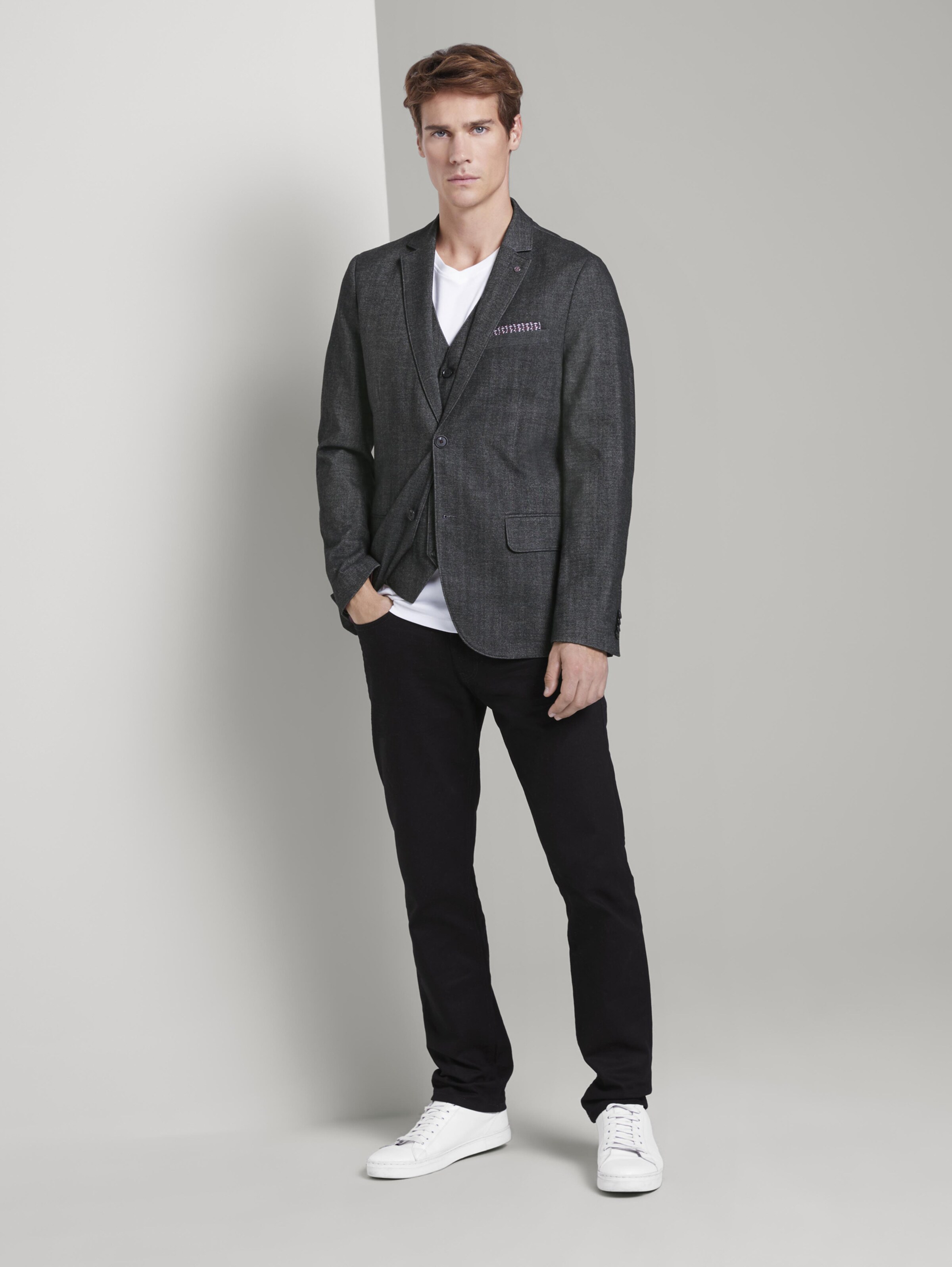 Männer Anzüge & Sakkos TOM TAILOR Sakko in Dunkelgrau - YH87335 Männer Anzüge & Sakkos TOM TAILOR Sakko in Dunkelgrau - YH87335