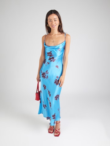 Rochie de vară de la TOPSHOP pe albastru: față