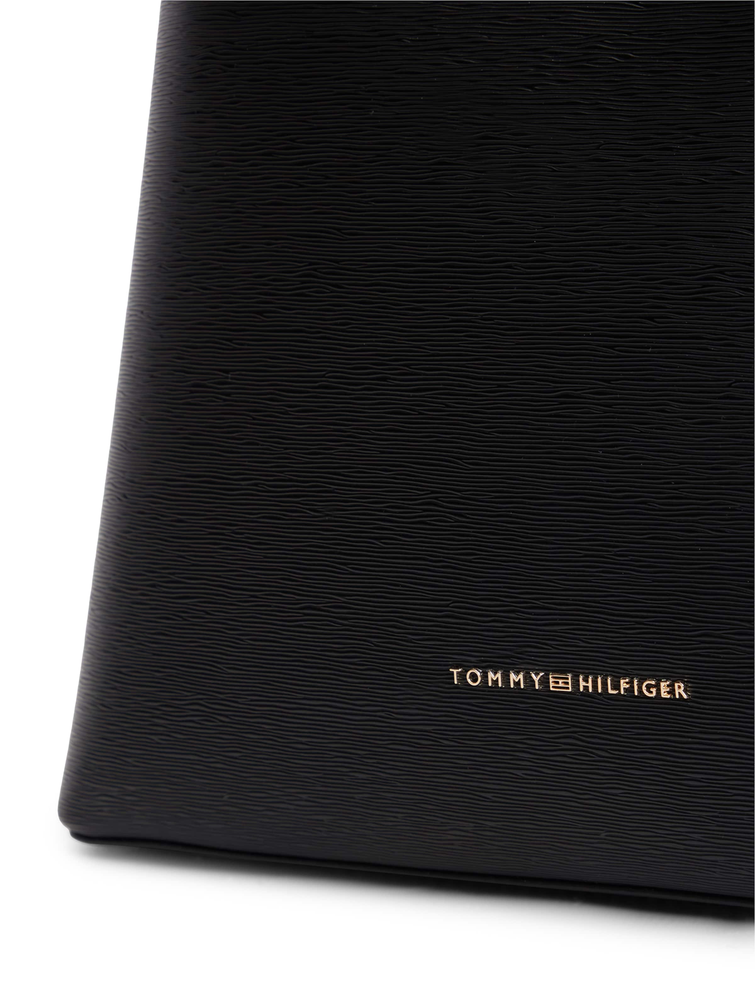 TOMMY HILFIGER Shopper in Schwarz