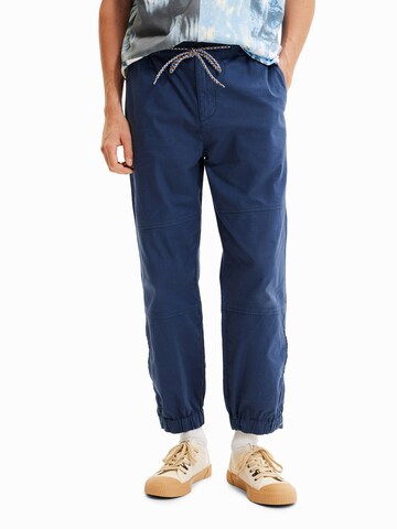 Desigual Tapered Pants in Blue: front