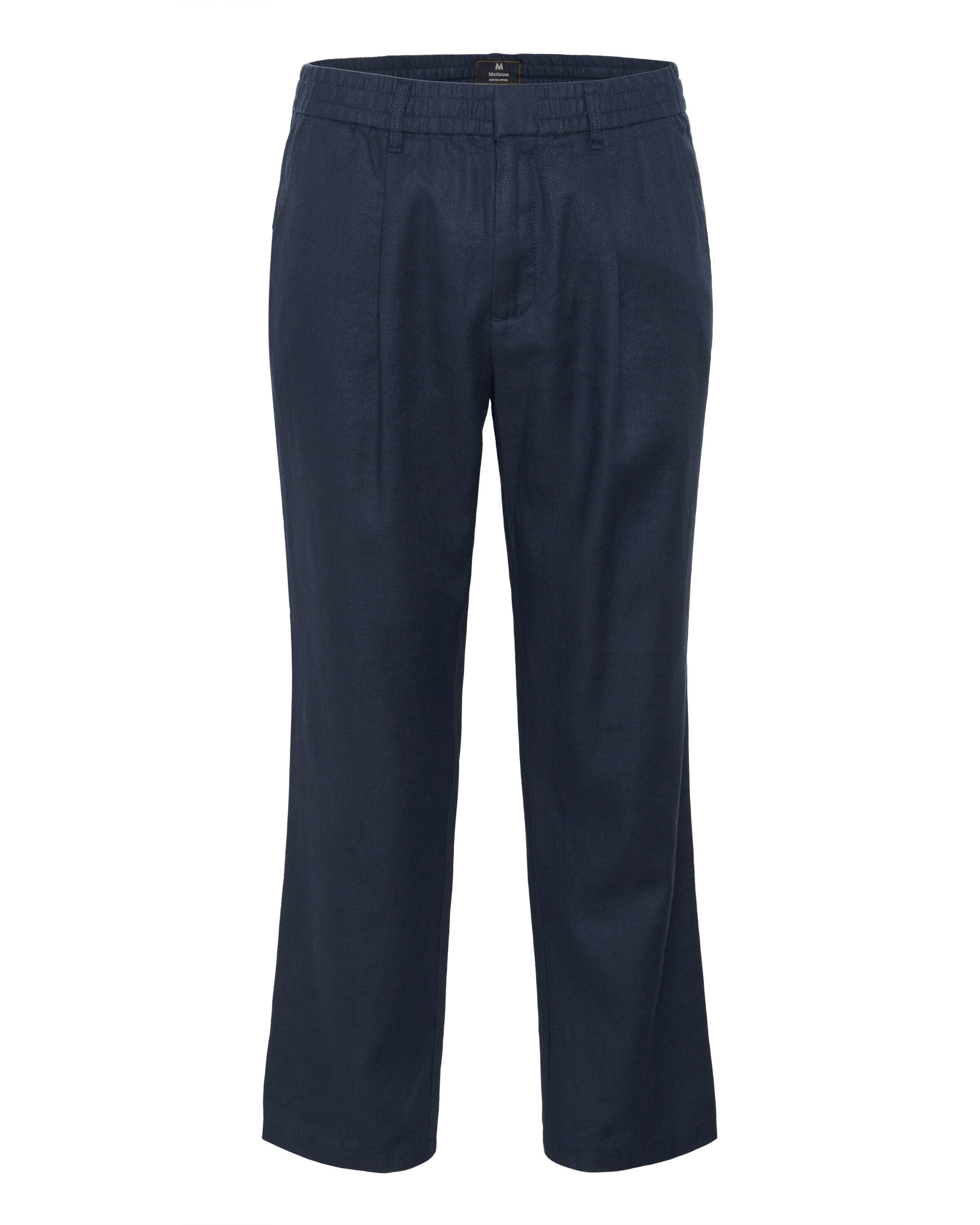 Matinique Regular Hose 'Fisher' in Blau: Vorderseite
