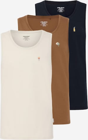 T-Shirt ' BHEmbo 3 Pack ' BLEND en beige : devant