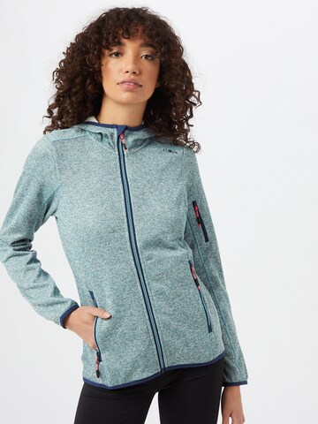 CMP - Chaqueta polar funcional en azul: frente