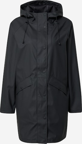 Manteau fonctionnel 'TAZI JA' ICHI en noir : devant