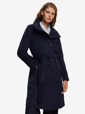 Manteau d’hiver ESPRIT en bleu : devant