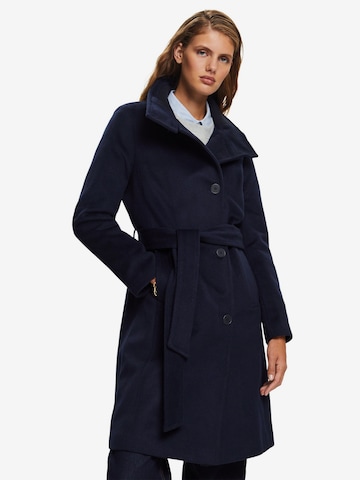 Manteau d’hiver ESPRIT en bleu : devant