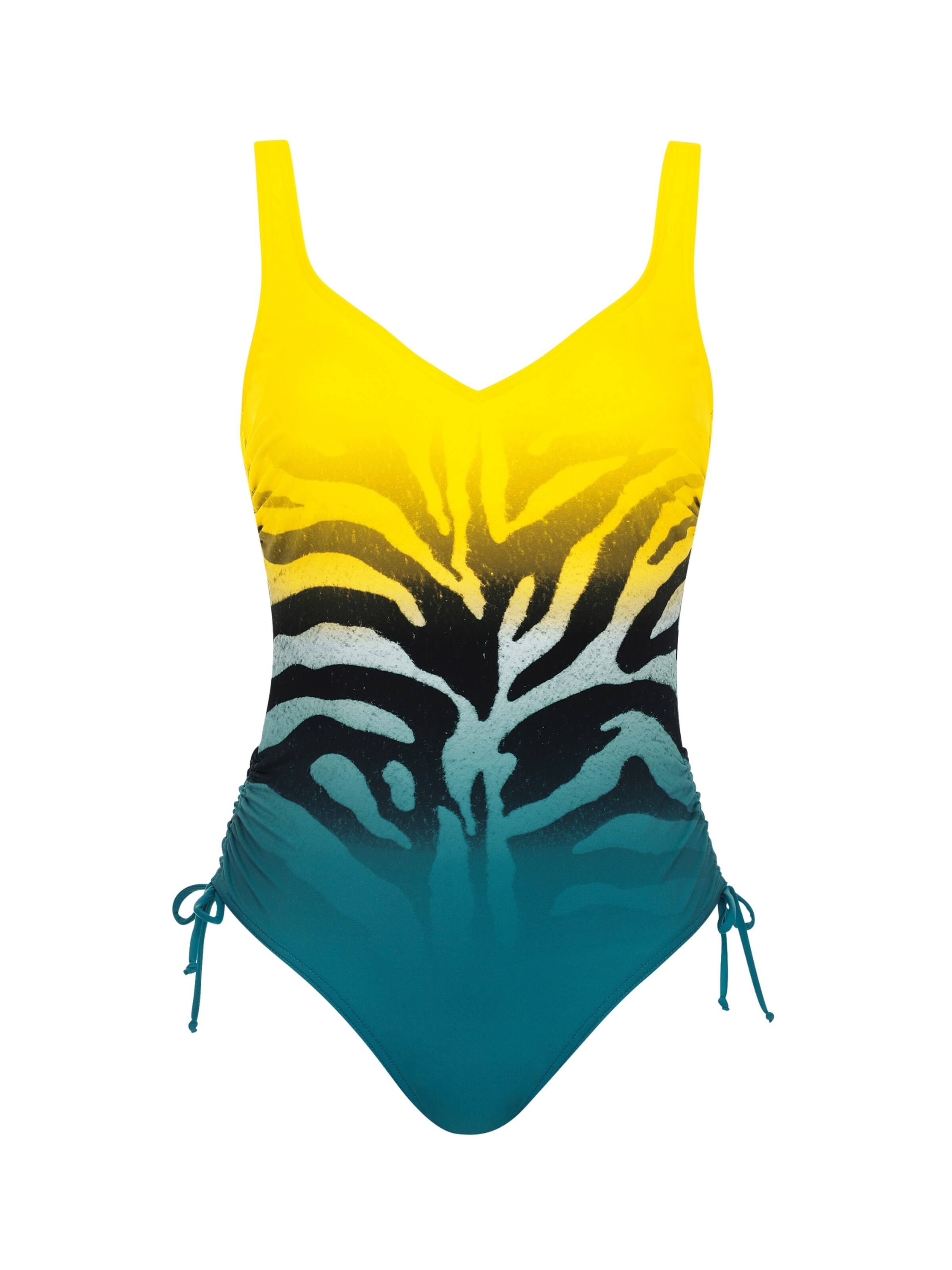 SUNFLAIR Bustier Badpak in Geel: voorkant