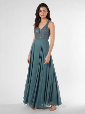 Robe de soirée Vera Mont en bleu : devant